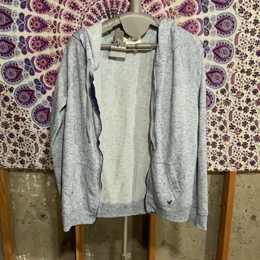 American Eagle Heather Grey hoodie